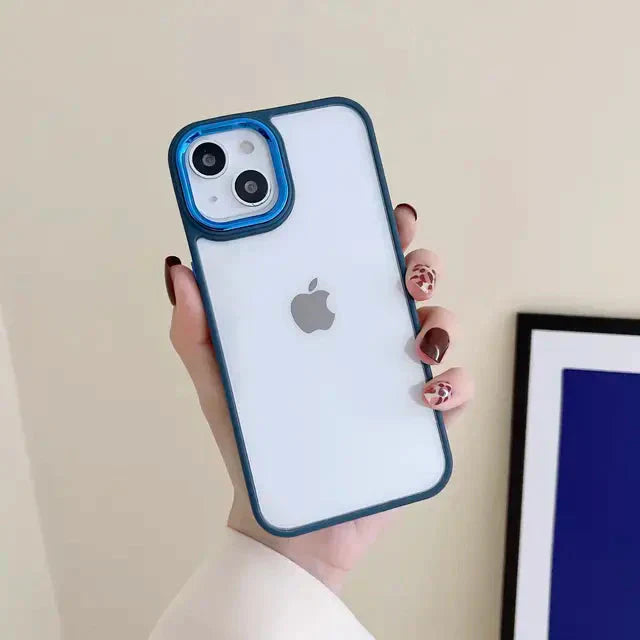 Clear iPhone Case Series with Bumper and Camera Ring My Store