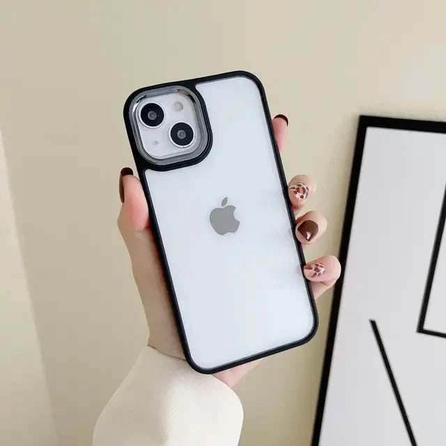 Clear iPhone Case Series with Bumper and Camera Ring My Store