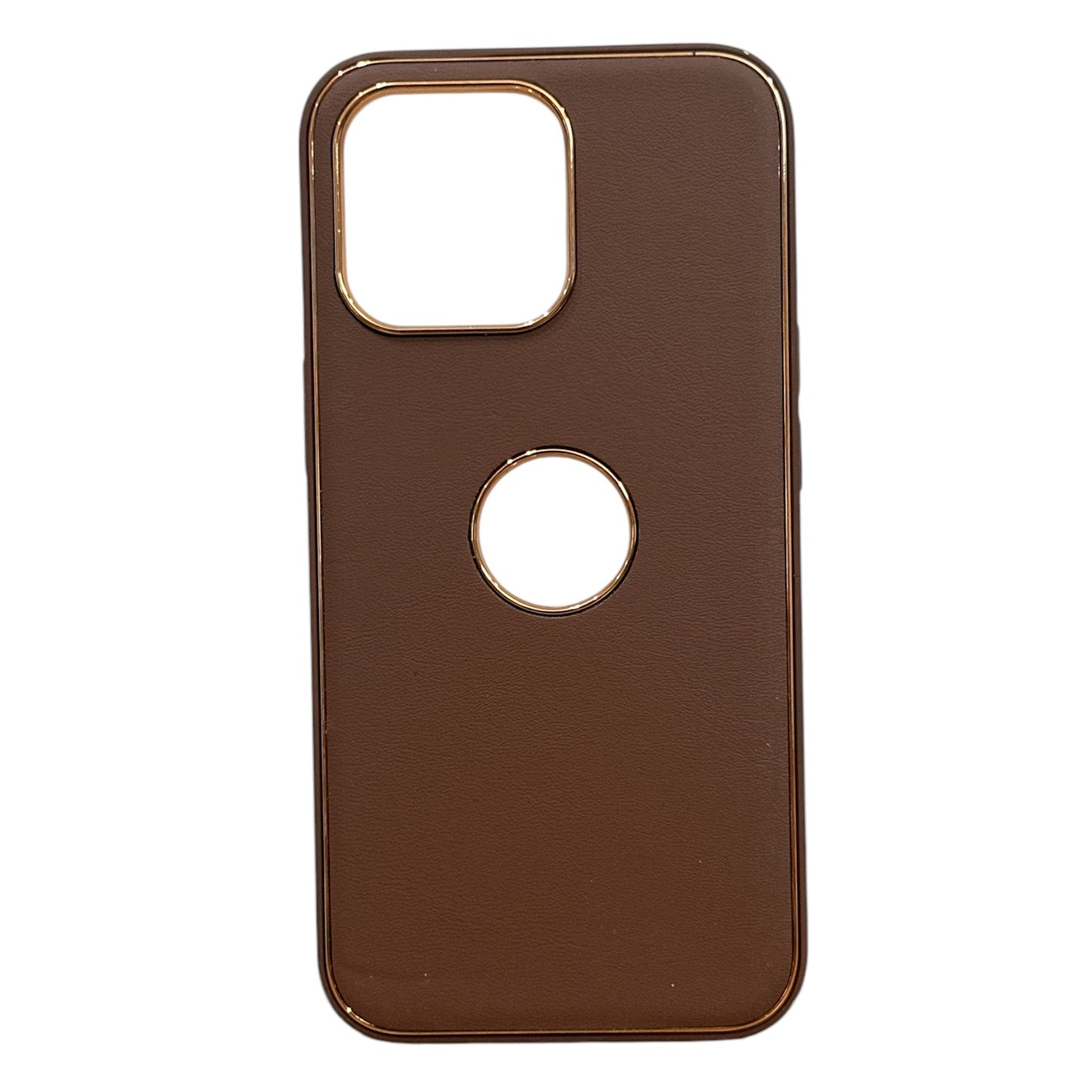 iPhone Leather Case Series - Premium Leather with Gold Accents My Store