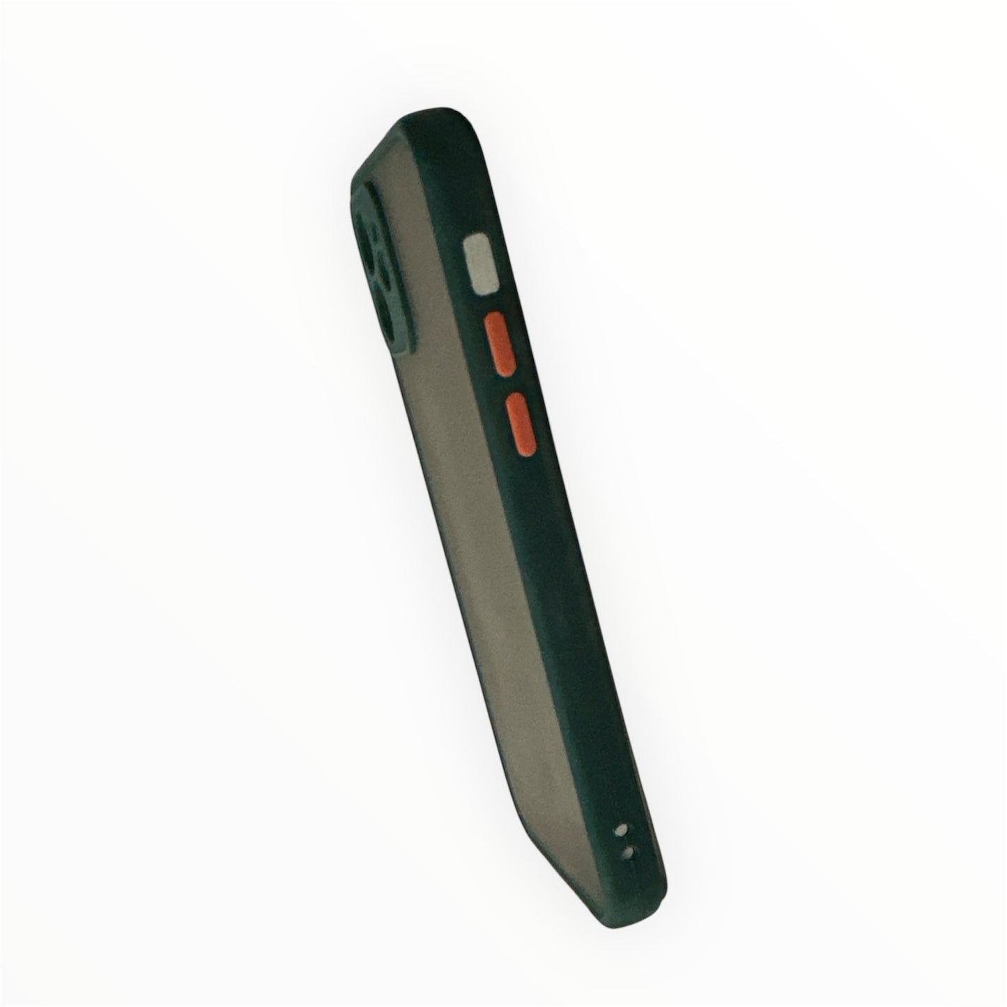 Matte Black iPhone Case with Camera Bumper - Sleek & Protective (Smoke) My Store