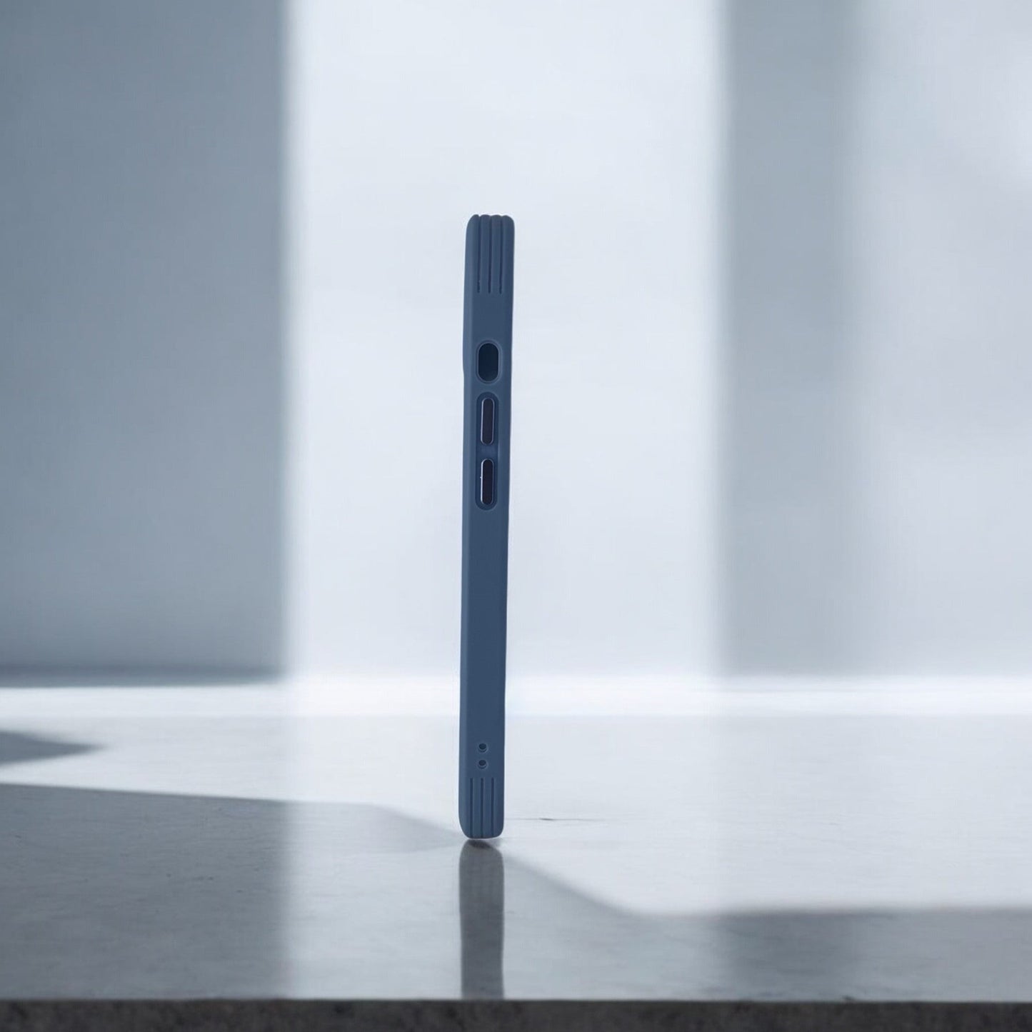 Slim Transparent Protective Case with Peach Border My Store