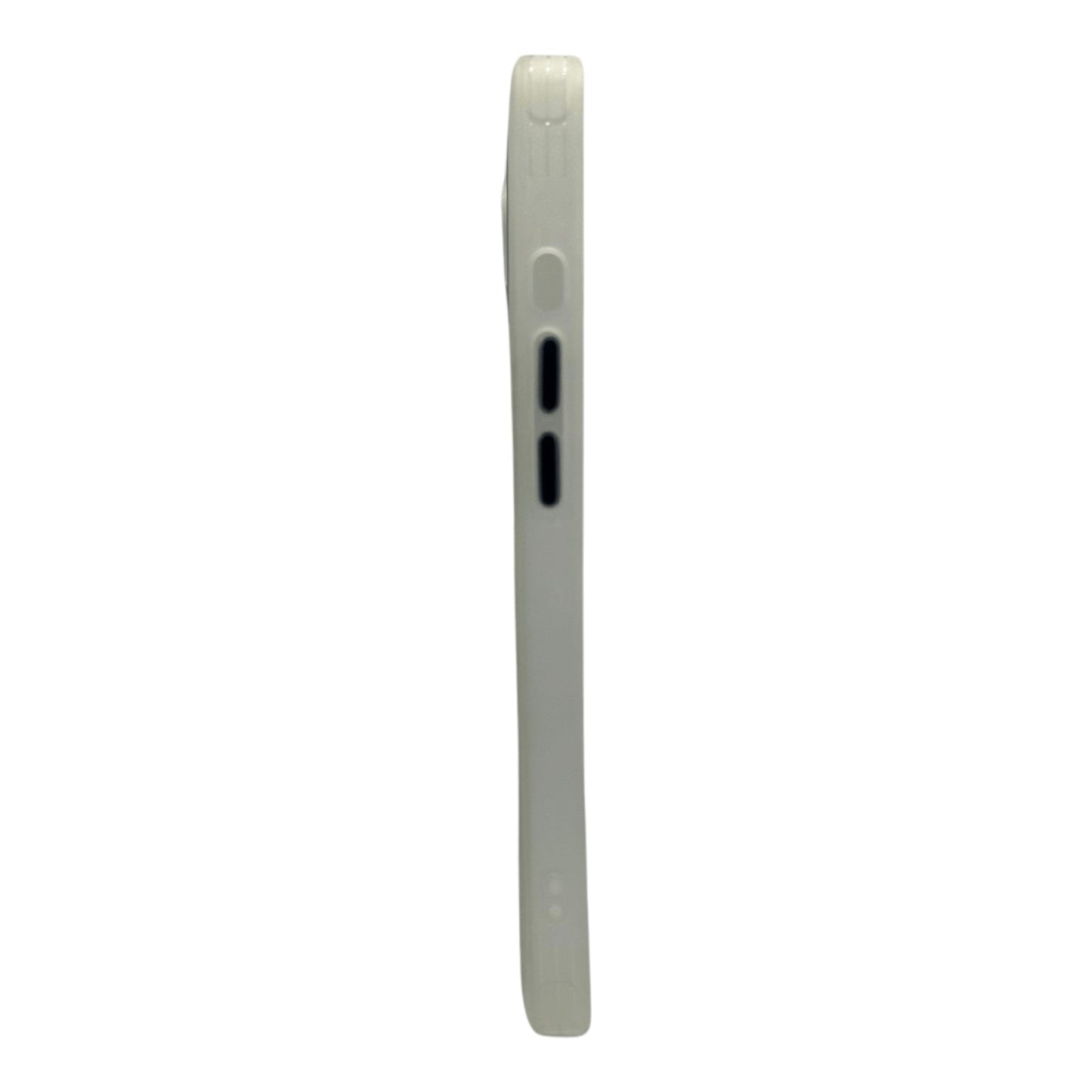 Slim Transparent Protective Case with Peach Border My Store