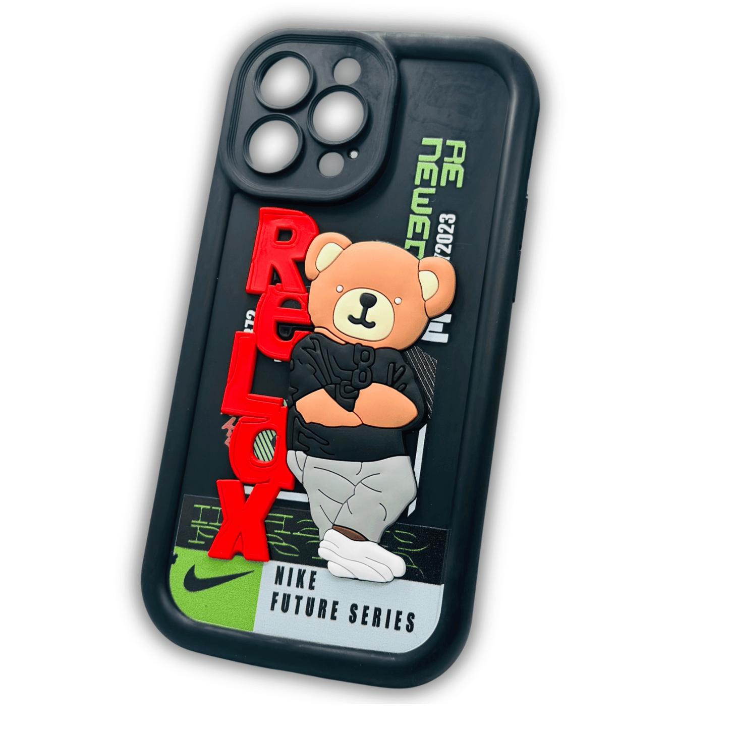 Nike x Bearbrick iPhone 13 Pro Max Case - Streetwear Style My Store