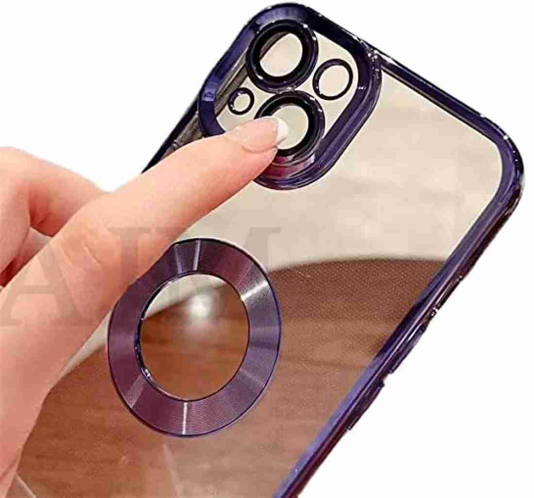 Luxury Transparent iPhone Case with Magnetic Ring with Frame Mixwix