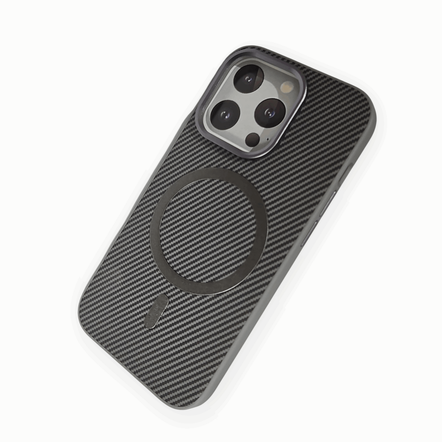 Carbon Fiber MagSafe iPhone Case – Ultra-Slim, Shockproof & Wireless Charging Compatible Mixwix