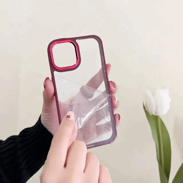 Clear iPhone Case Series with Bumper and Camera Ring My Store