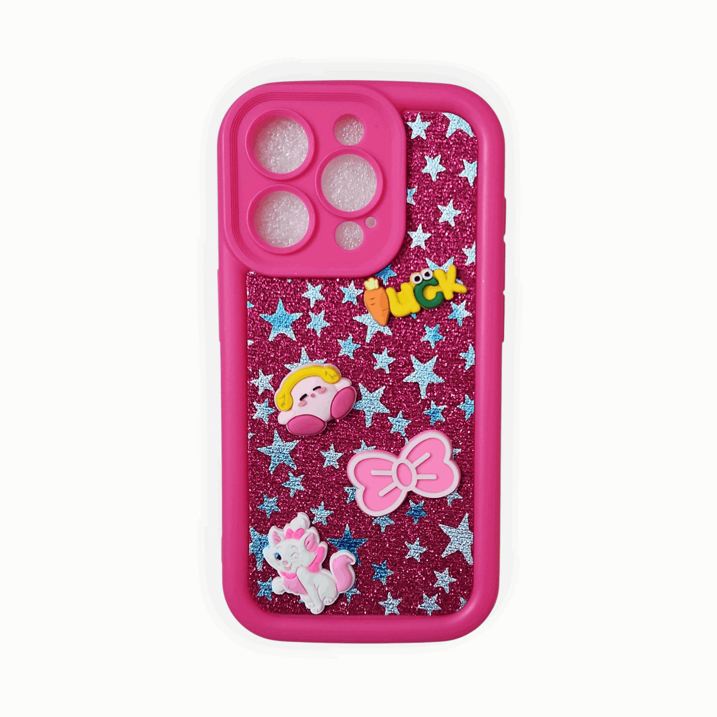 Glitter Star Pink iPhone Case – Cute & Protective Cover Mixwix
