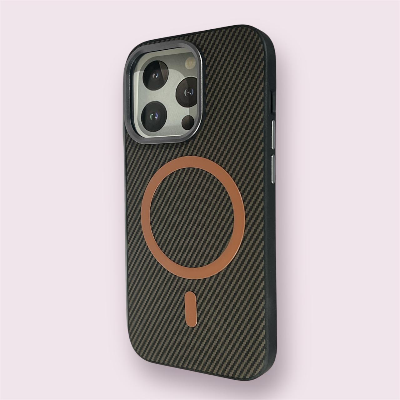 Carbon Fiber MagSafe iPhone Case – Ultra-Slim, Shockproof & Wireless Charging Compatible Mixwix