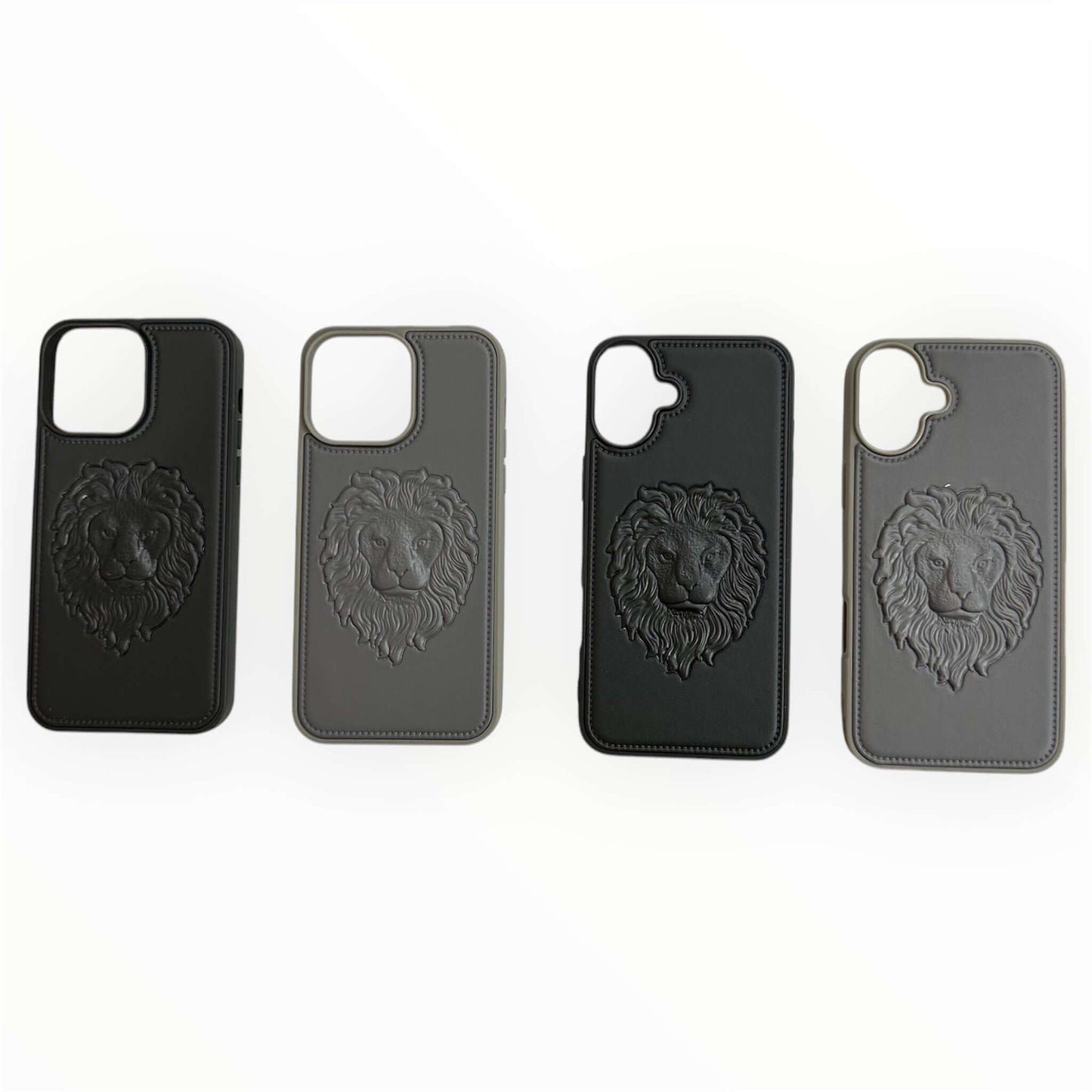 Embossed Lion Leather Case – Premium Luxury for iPhone My Store