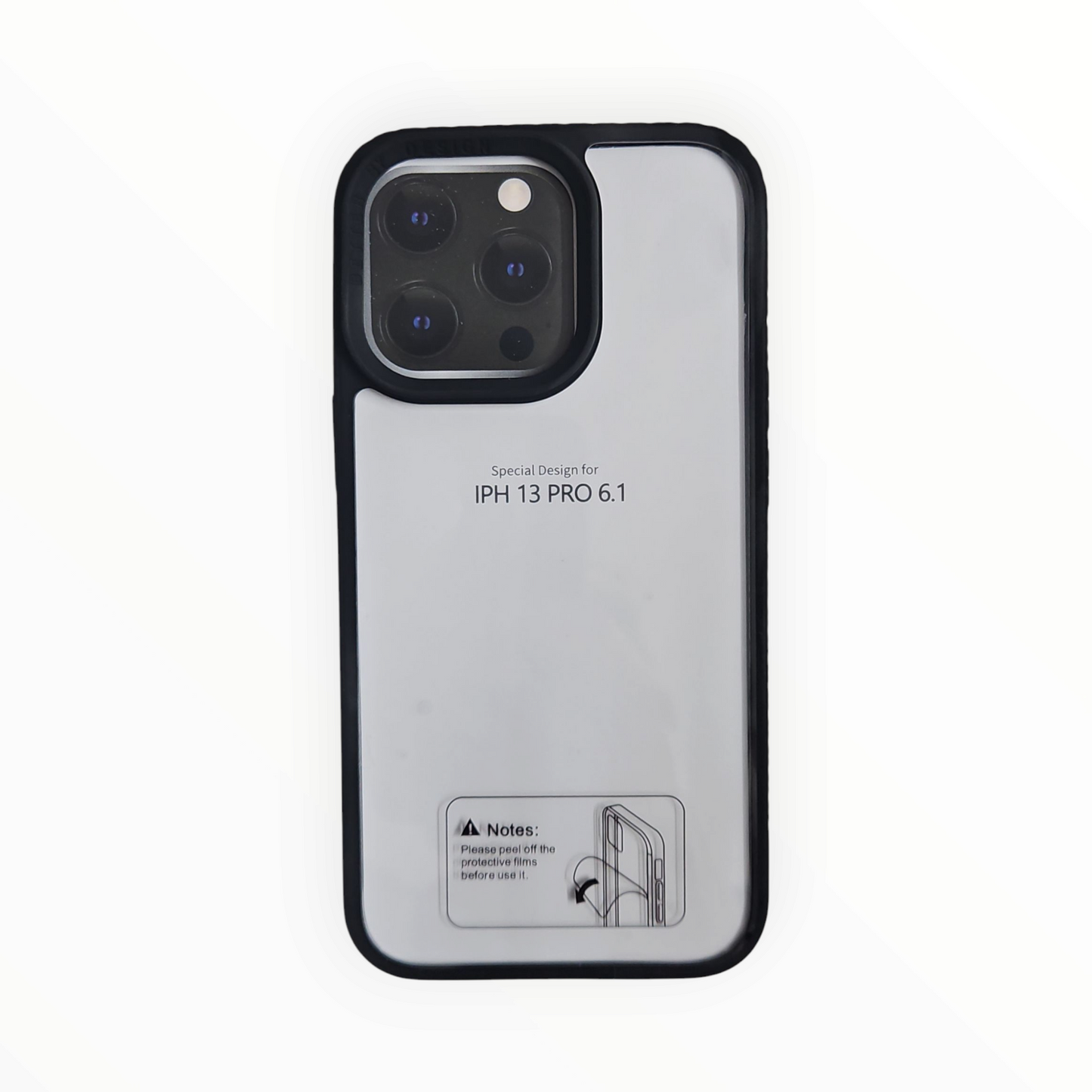 Shockproof iPhone 13 Pro Case (6.1") – Transparent Back & Rugged Bumper (Anti Yellow) Mixwix