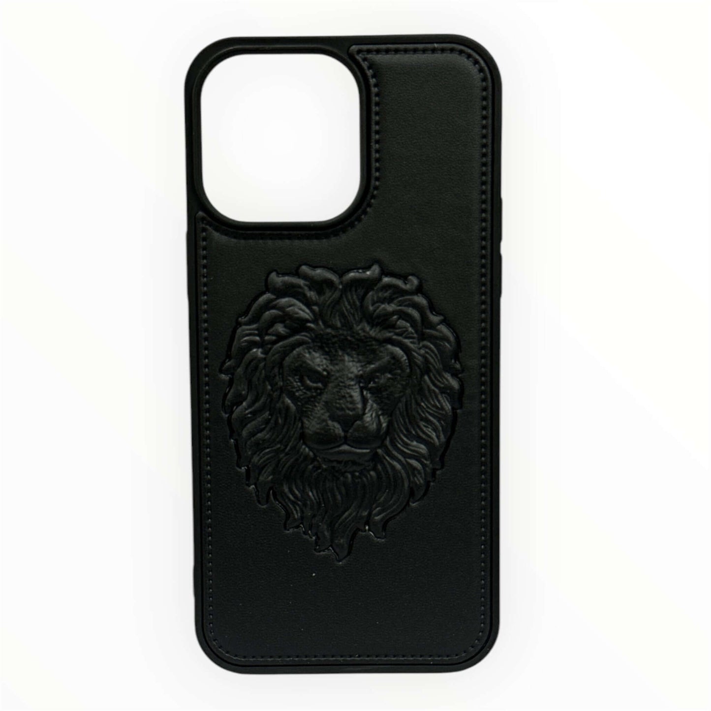 Embossed Lion Leather Case – Premium Luxury for iPhone My Store