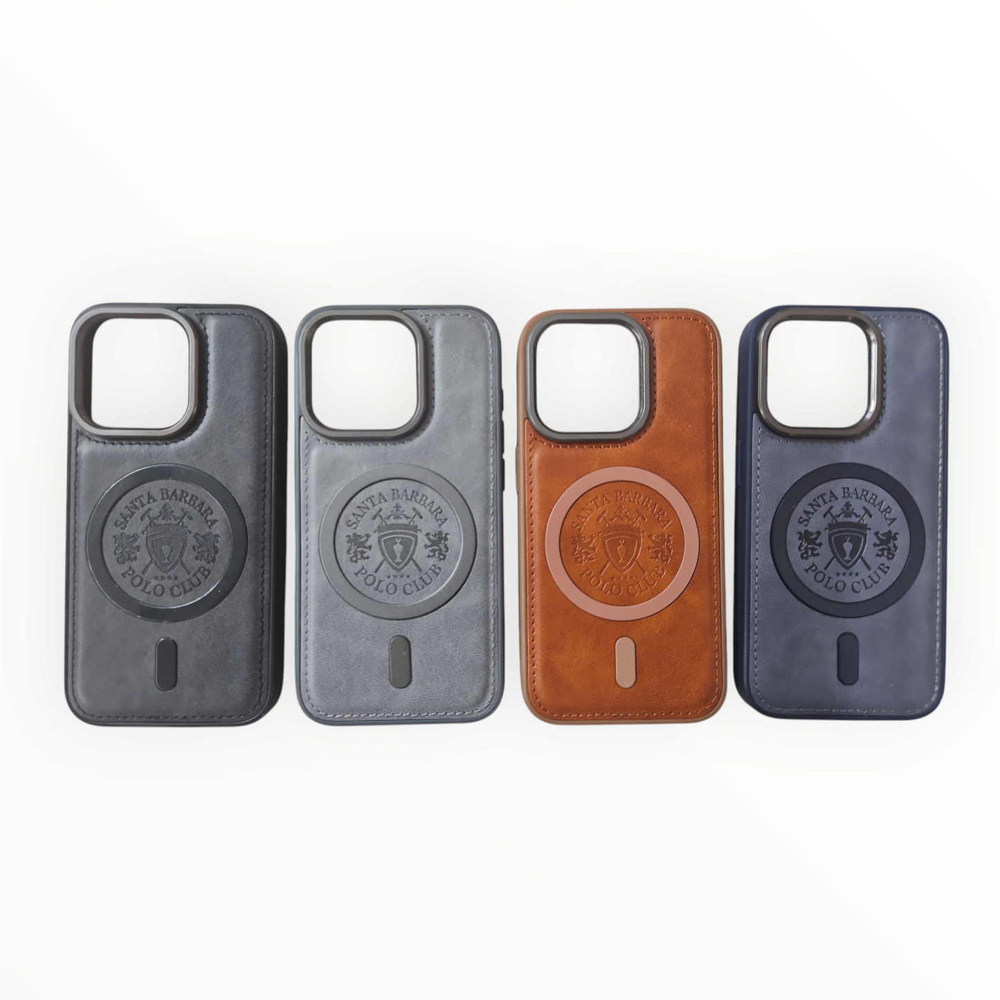 Santa Barbara Polo Club Premium Leather MagSafe Case for iPhone – Classic Luxury Mixwix