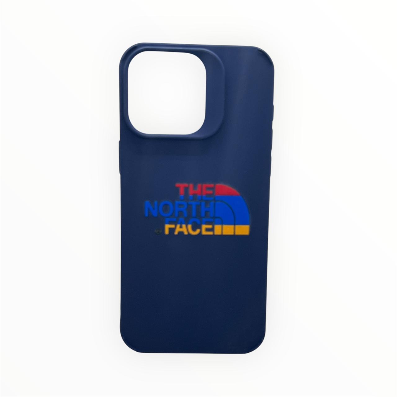 The North Face iPhone – Minimalist Navy Blue Soft Cover