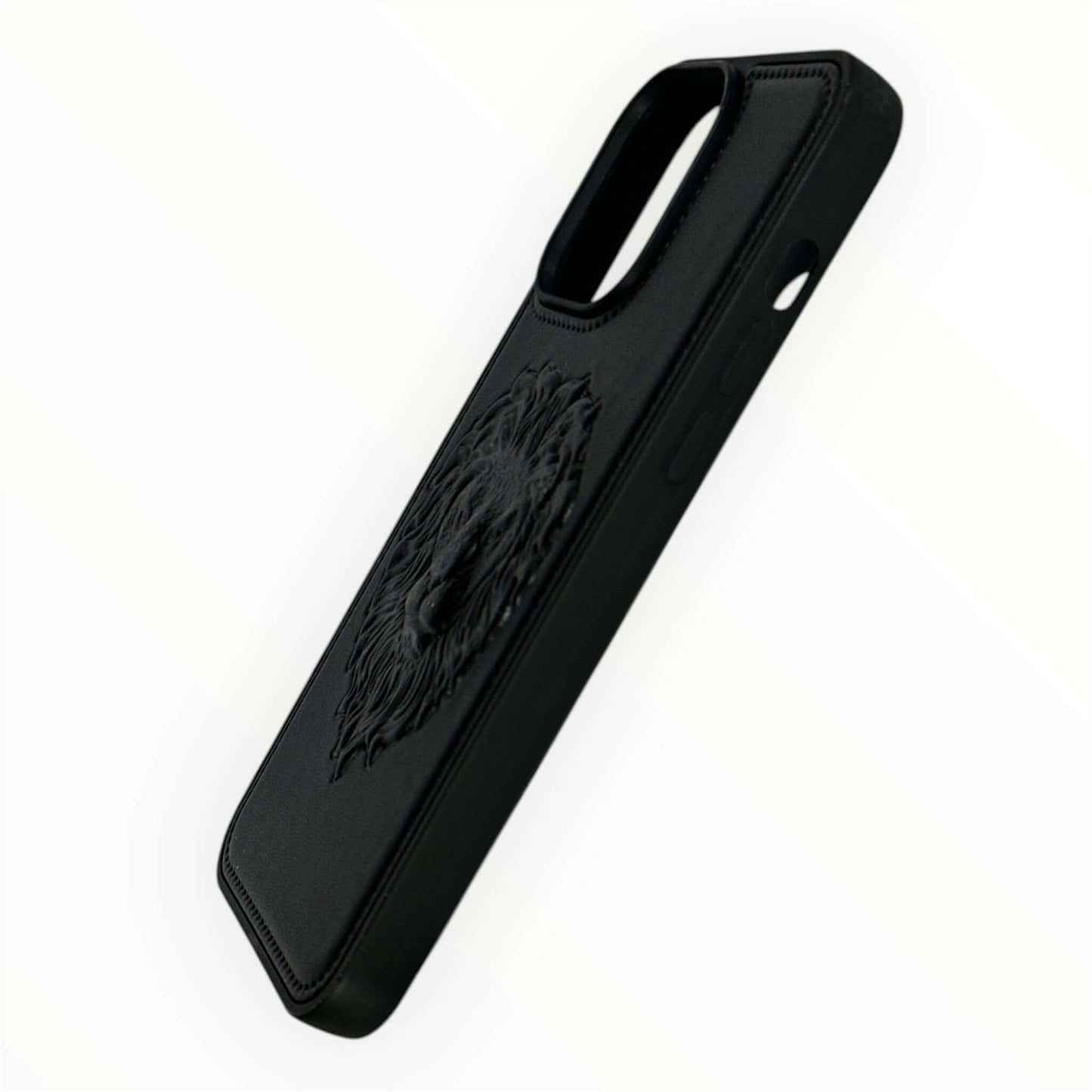 Embossed Lion Leather Case – Premium Luxury for iPhone My Store