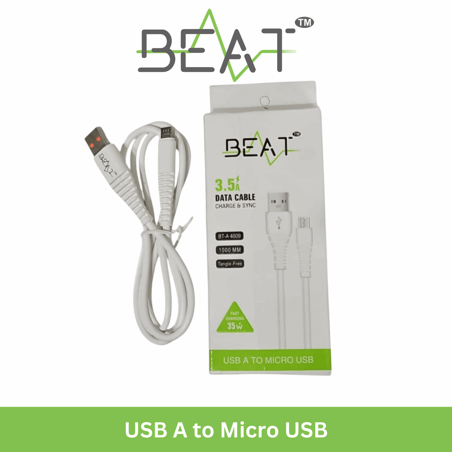 BEAT 35W Fast Charging USB-A to Micro USB Cable (V8) Mixwix