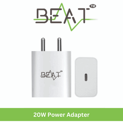 BEAT 20W Power Adapter with Type-C Port (3 Month Warranty) Mixwix