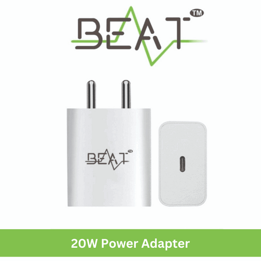 BEAT 20W Power Adapter with Type-C Port (3 Month Warranty) Mixwix