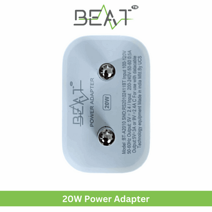BEAT 20W Power Adapter with Type-C Port (3 Month Warranty) Mixwix