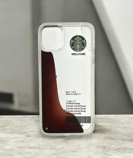 Starbucks Custom Coffee Order iPhone11 Pro Case – Clear Design My Store