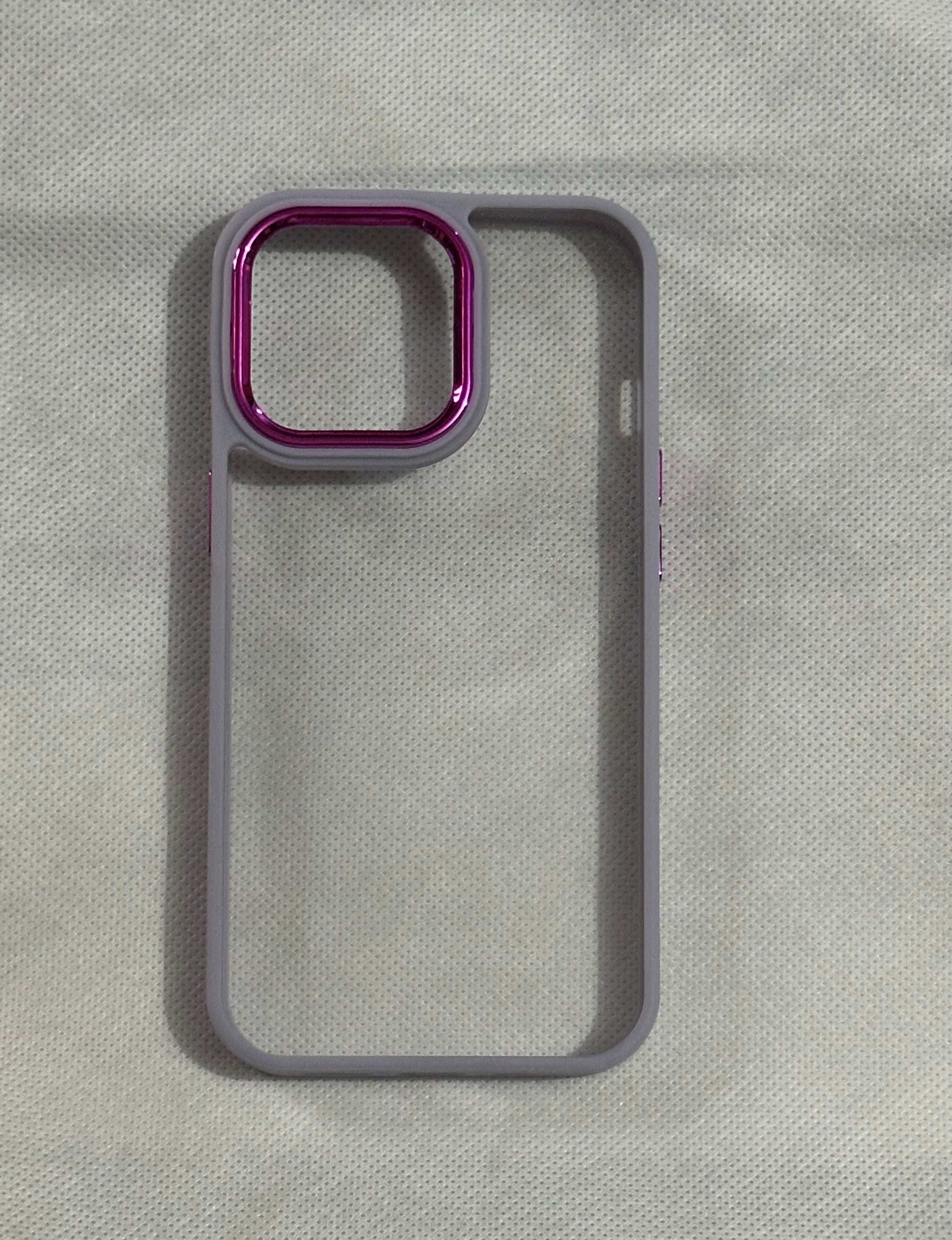 Clear iPhone Case Series with Bumper and Camera Ring My Store