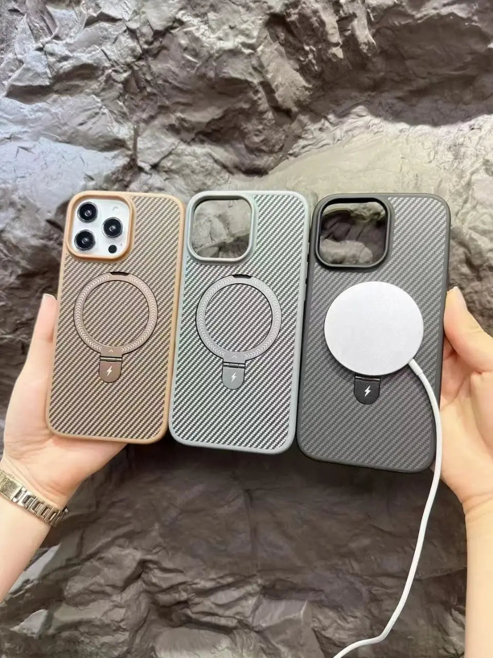 Premium Shockproof iPhone Case – MagSafe Compatible & Stylish Mobicases