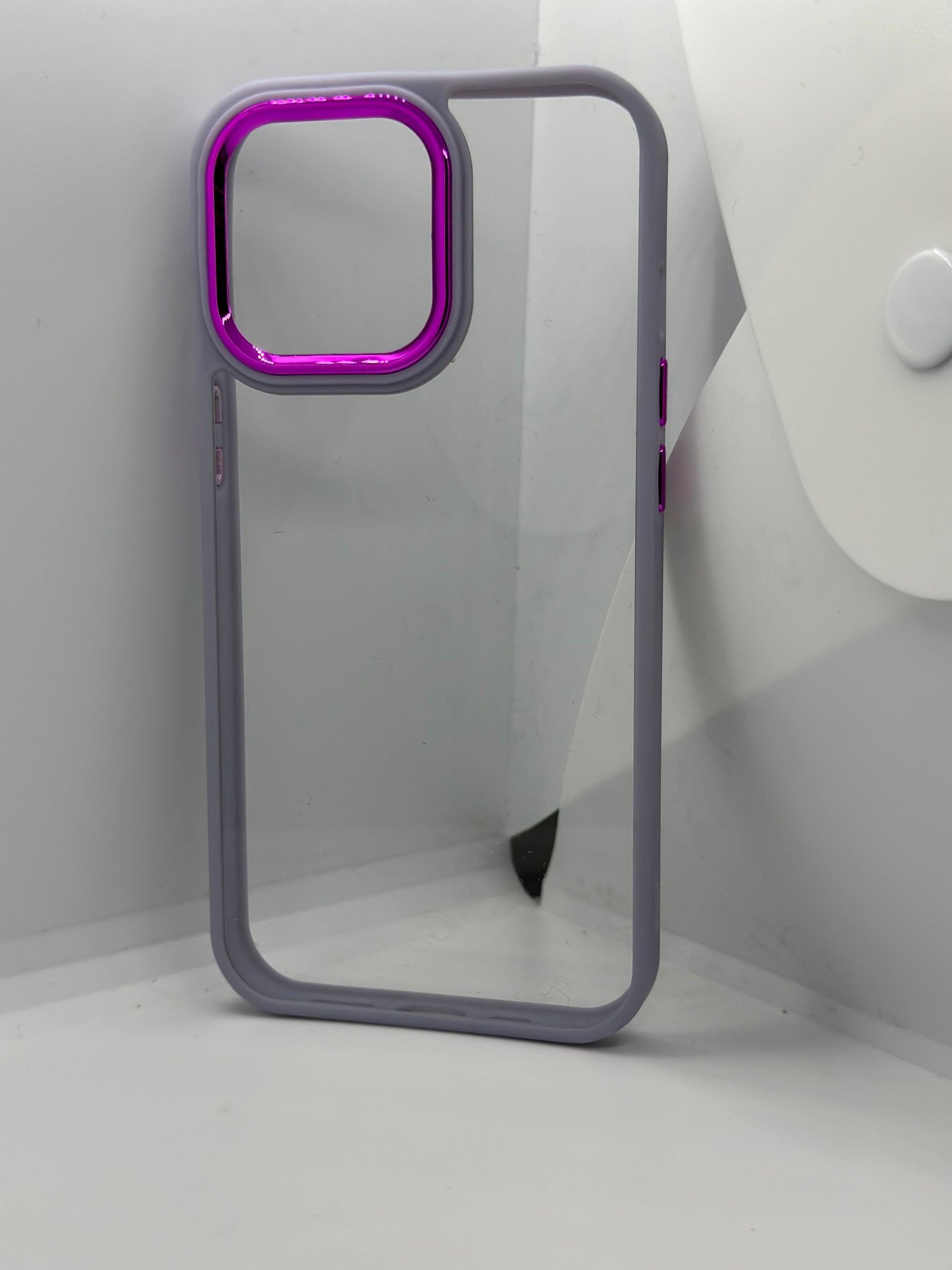 Clear iPhone Case Series with Bumper and Camera Ring My Store