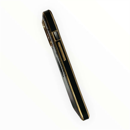 Title:

Premium Leather iPhone 13 pro Case with Gold Detailing My Store