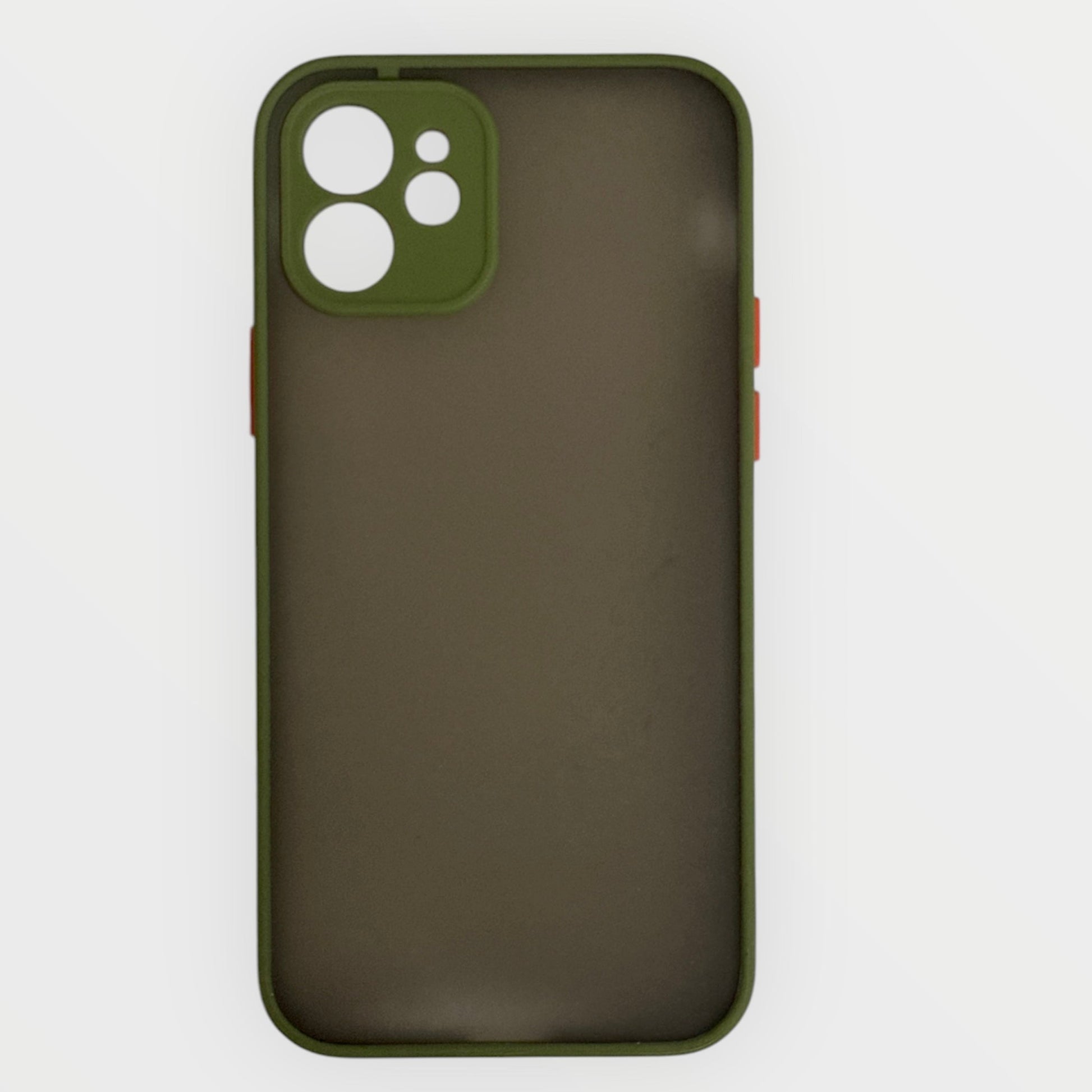 Matte Black iPhone Case with Camera Bumper - Sleek & Protective (Smoke) My Store