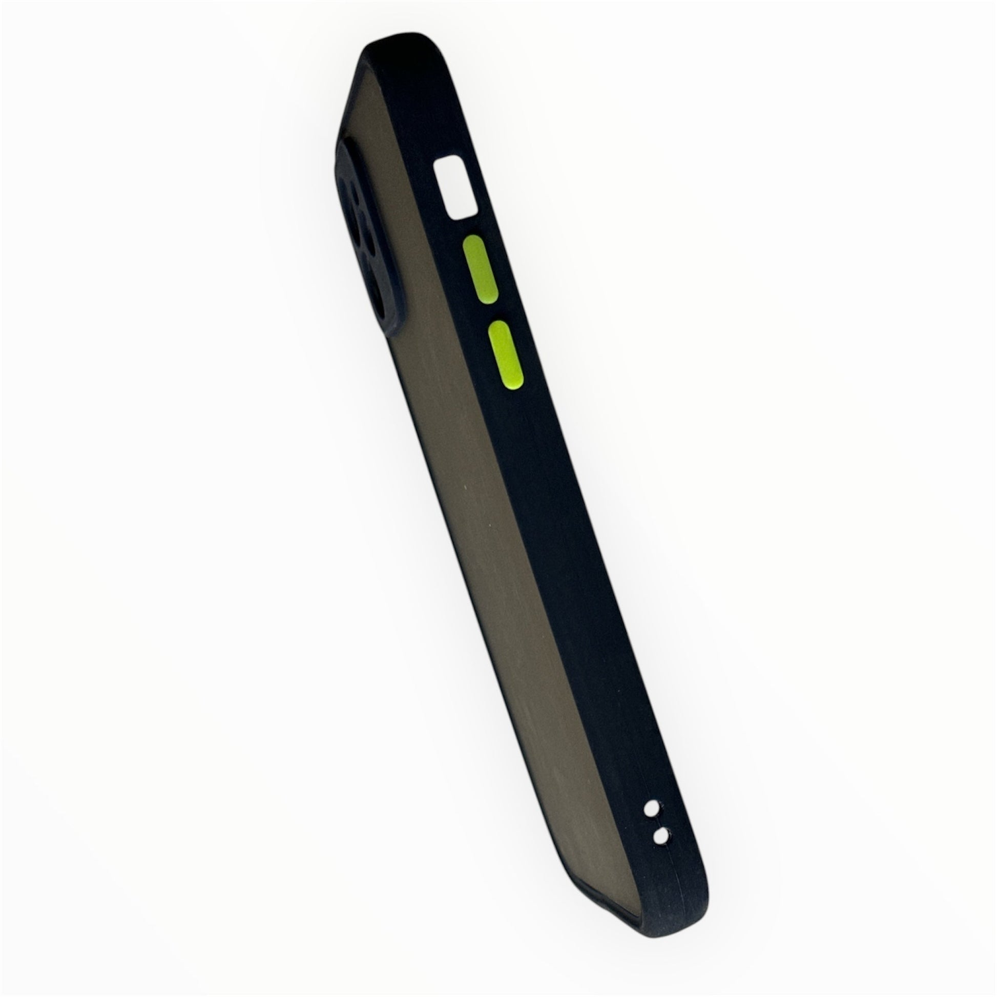 Matte Black iPhone Case with Camera Bumper - Sleek & Protective (Smoke) My Store