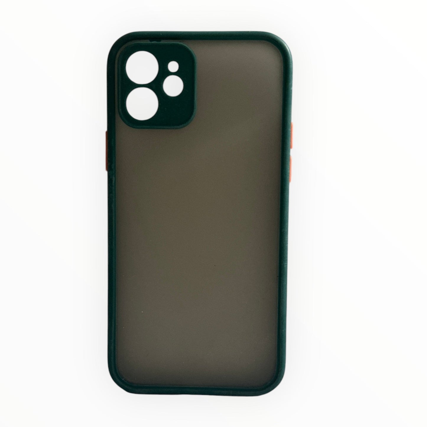Matte Black iPhone Case with Camera Bumper - Sleek & Protective (Smoke) My Store