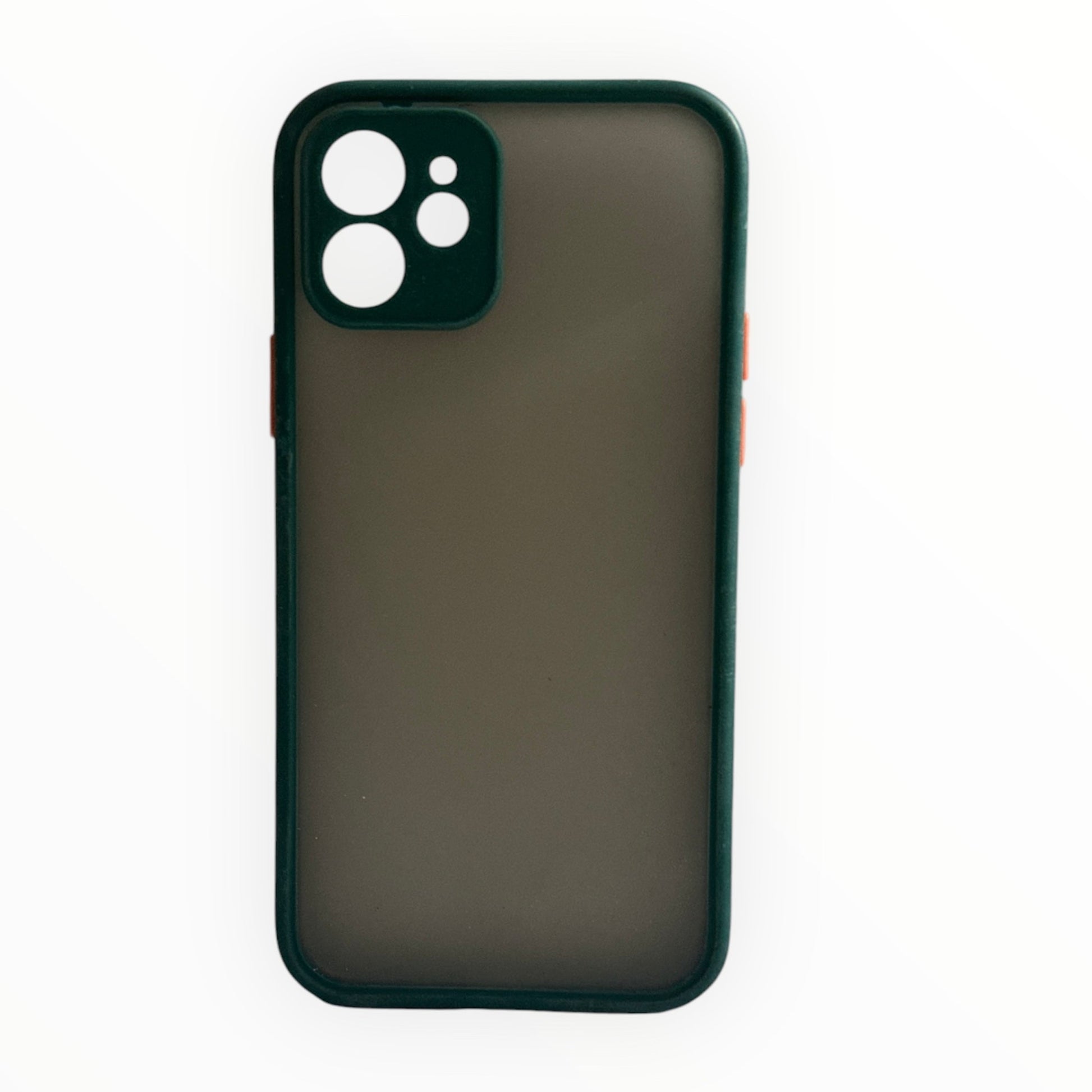 Matte Black iPhone Case with Camera Bumper - Sleek & Protective (Smoke) My Store