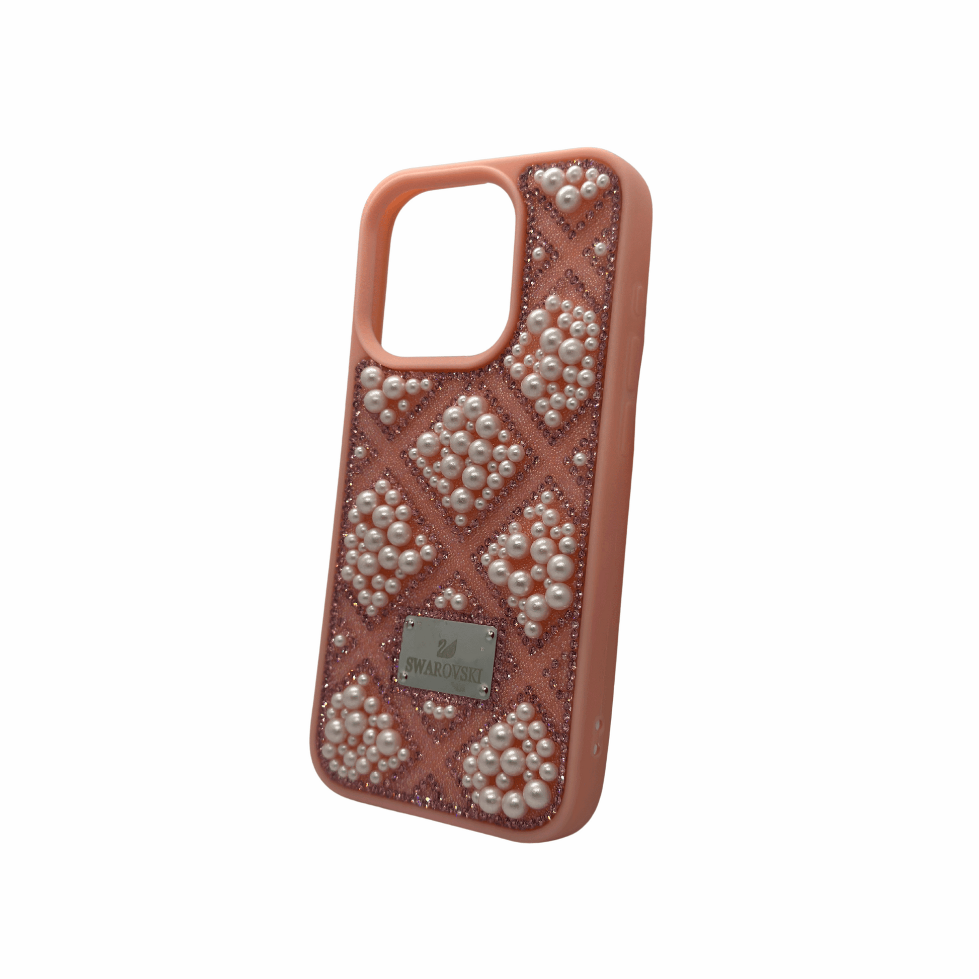 Swarovski Pearl and Crystal Embellished iPhone Case – Pink Glitter My Store