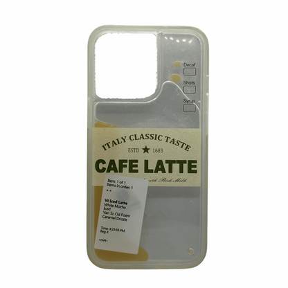 Italian Cafe Latte iPhone13 Pro Case – Coffee Aesthetic Design My Store