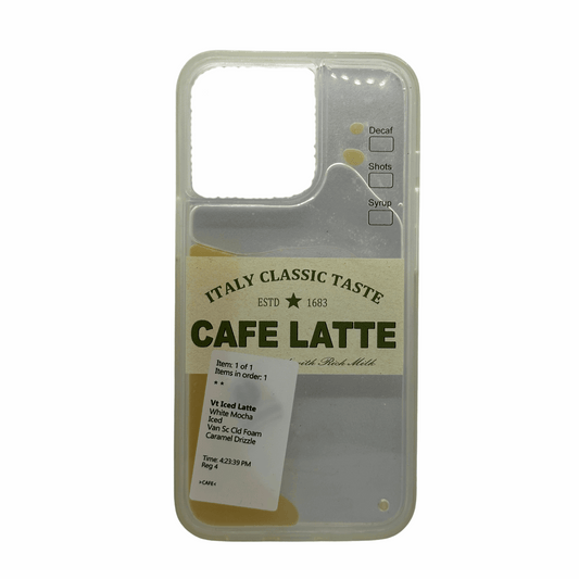Italian Cafe Latte iPhone13 Pro Case – Coffee Aesthetic Design My Store