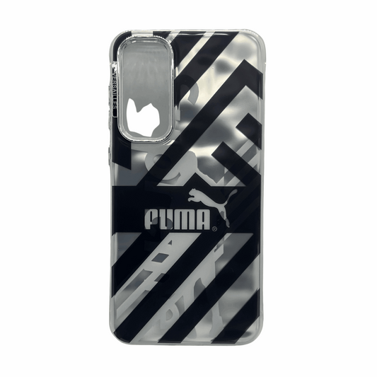 Puma Striped Transparent Phone Case – Sleek Protection for Your Device My Store