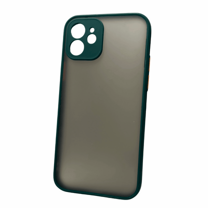 Matte Black iPhone Case with Camera Bumper - Sleek & Protective (Smoke) My Store