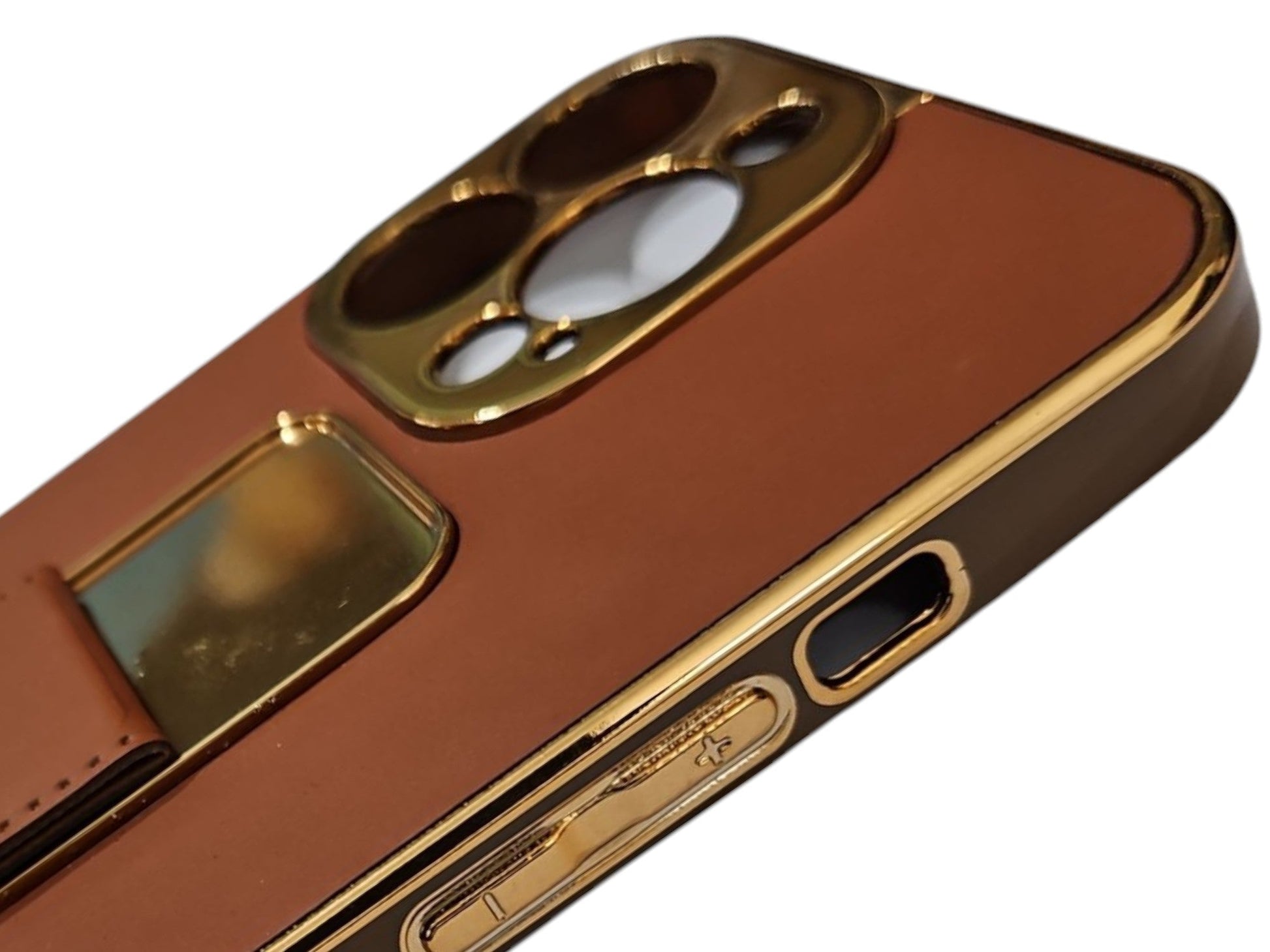 Premium Phone Case with Metallic Gold Accents for iPhone My Store