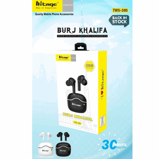 Hitage TWS-395 Burj Khalifa Wireless Earbuds – 30H Music Time Mixwix