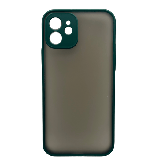 Matte Black iPhone Case with Camera Bumper - Sleek & Protective (Smoke) My Store