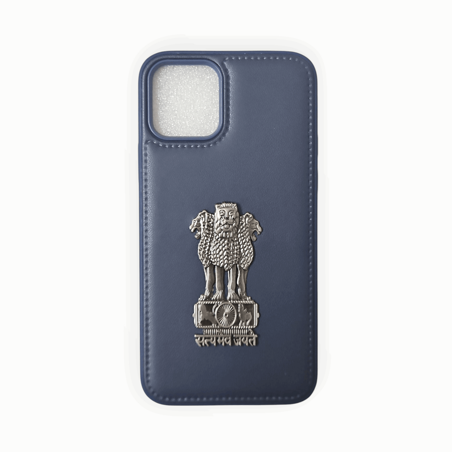 Indian Emblem iPhone 11 Pro Max and 11 Pro Case – Leather Finish with Satyameva Jayate Design