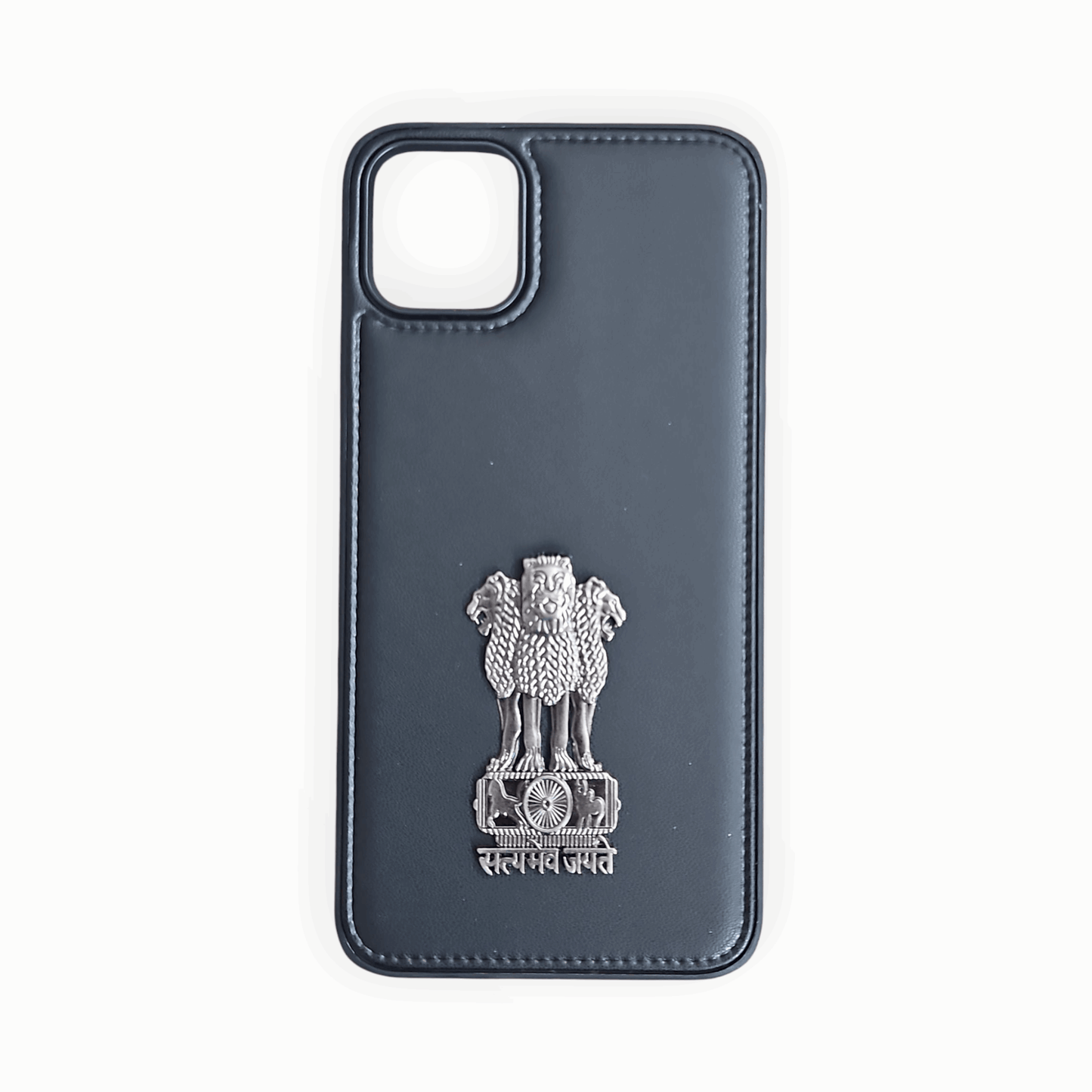 Indian Emblem iPhone 11 Pro Max and 11 Pro Case – Leather Finish with Satyameva Jayate Design