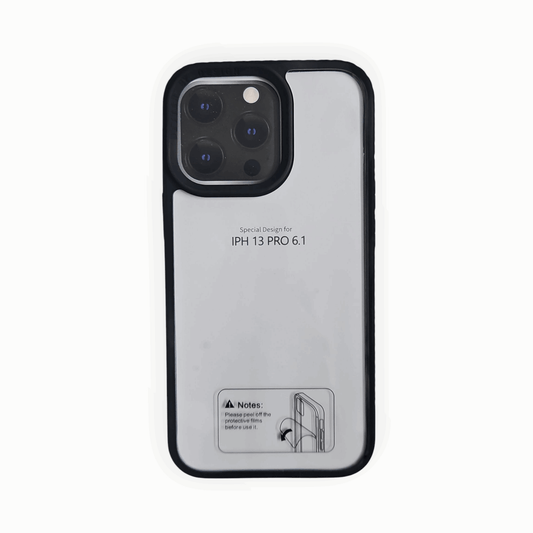 Shockproof iPhone 13 Pro Case (6.1") – Transparent Back & Rugged Bumper (Anti Yellow) Mixwix