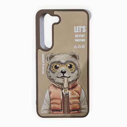 Cute Bear Design Phone Case – Soft, Stylish & Protective for S24 Mixwix