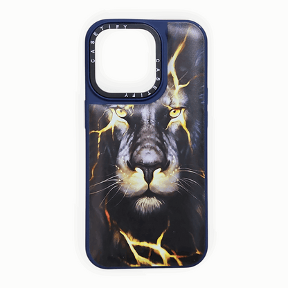 Lion Theme iPhone 14 Pro Case – Bold and Fierce Design Mixwix