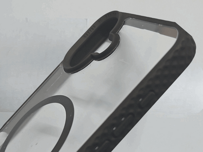 MagSafe Transparent Back Case for iPhone – Shockproof, Stylish Border (3 Colors) Mixwix