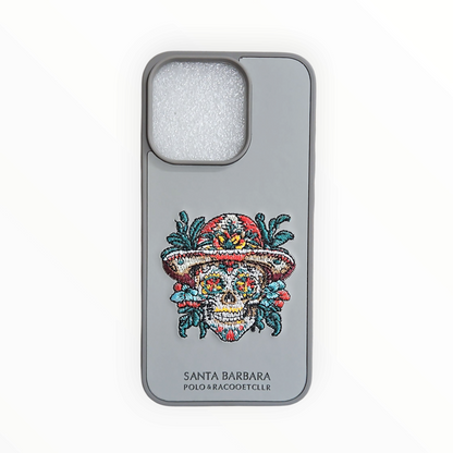 Skull Cowboy iPhone 15 Pro Case - Western Skeleton Cover Mixwix